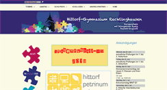 Desktop Screenshot of hittorf-gymnasium.de